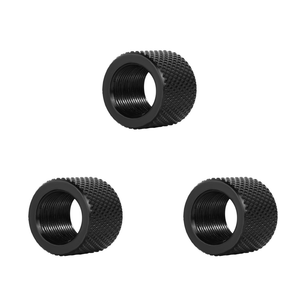 Thread Protector 1/2 x 28 for .22LR .223 & 5.56 (2pack) 1/2"-28, black