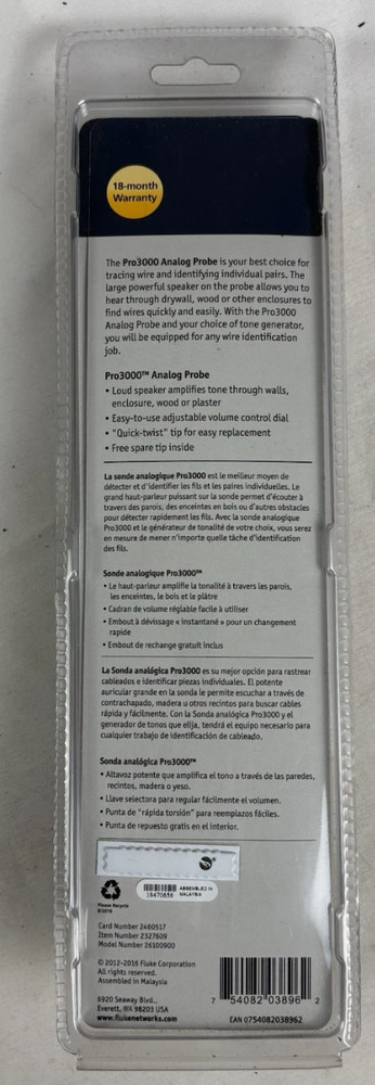 Fluke Networks Pro3000 Analog Probe