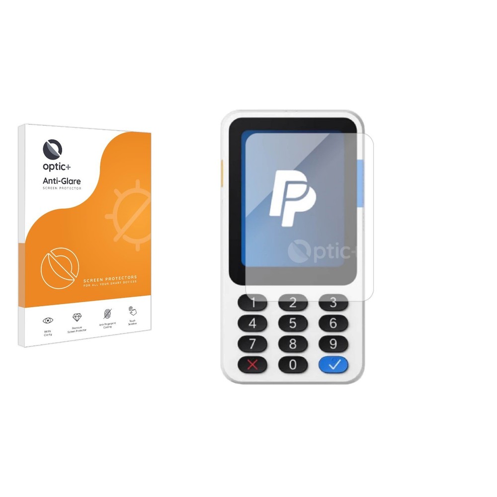 Optic+ Anti-Glare Screen Protector for Zettle by Paypal Reader