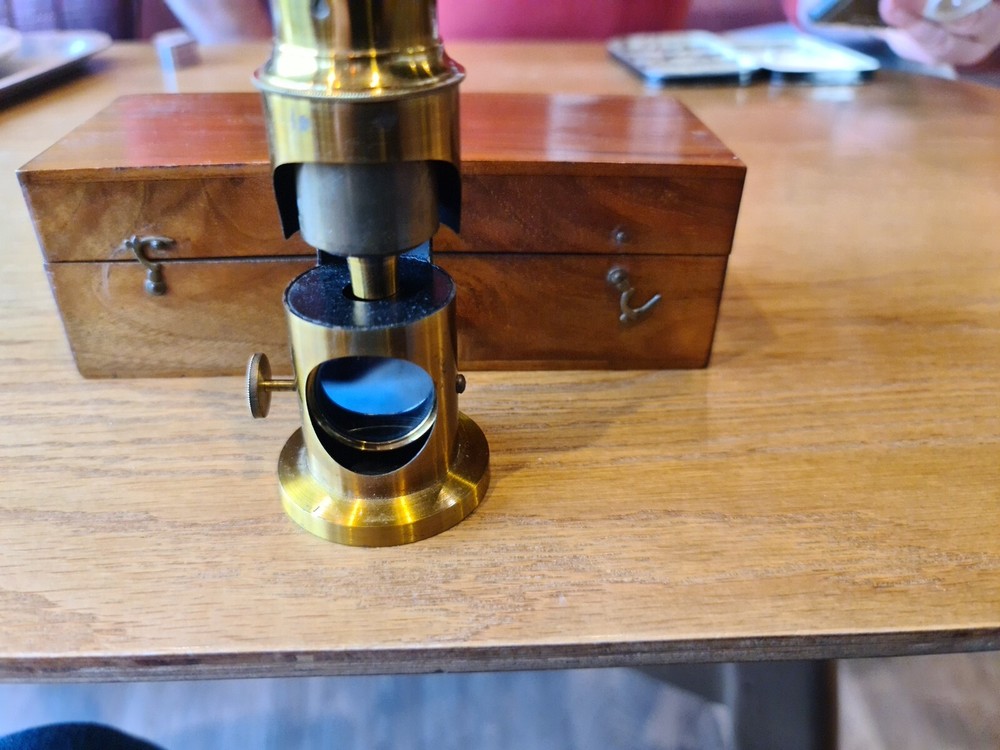 Early 20th Century Students/ Travel Microscope cased