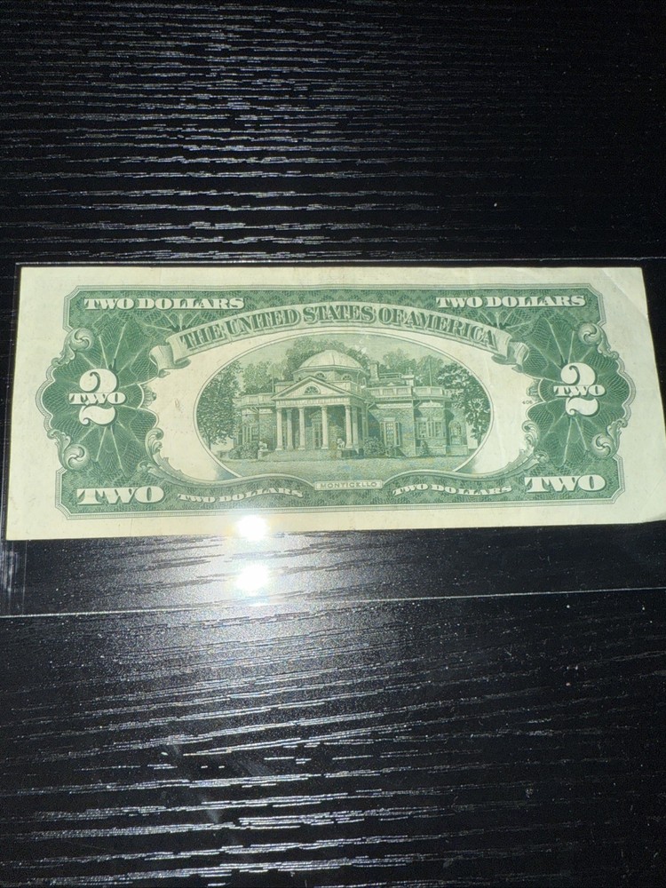 1953 Series C Red Seal 2 Dollar Bill
