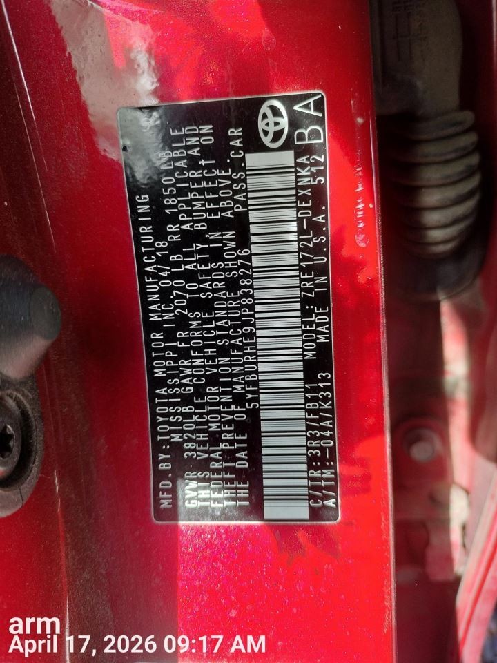 CONTROL PANEL OEM 17-19 TOYOTA COROLLA 1YR WRNTY