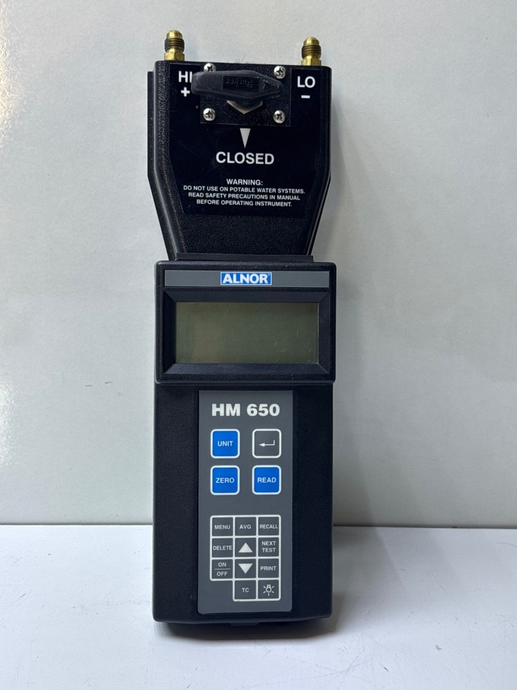 TSI Alnor HM650 Hydronic Manometer