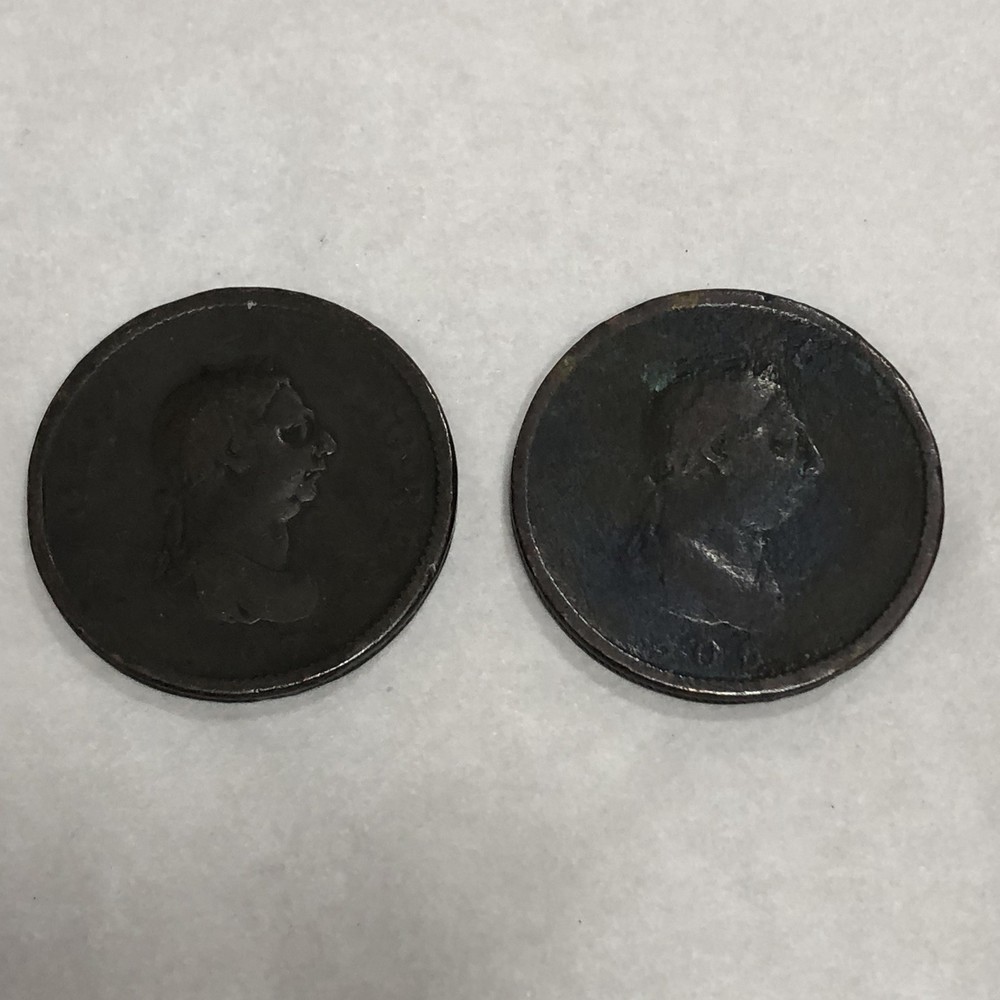 George 3 RD Copper Penny Coins