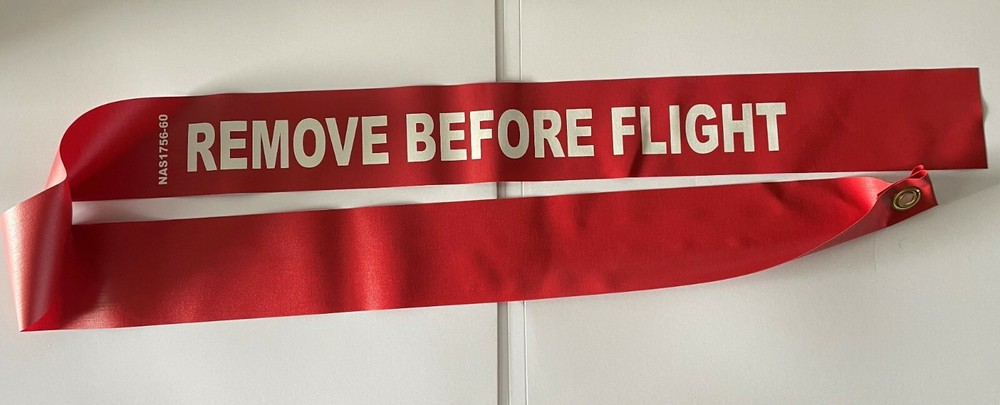 NAS1756-60 - Remove before Flight Warning Flag / Streamer 60"