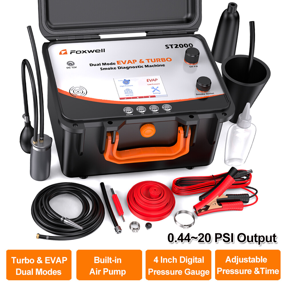 FOXWELL ST2000 Digital EVAP Turbo Auto Smoke Machine Diagnostic Leak Detection