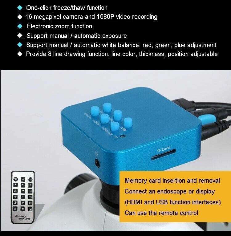 Dental Chair Unit Operating Microscope Endodontic Microscope + Camera Led Light