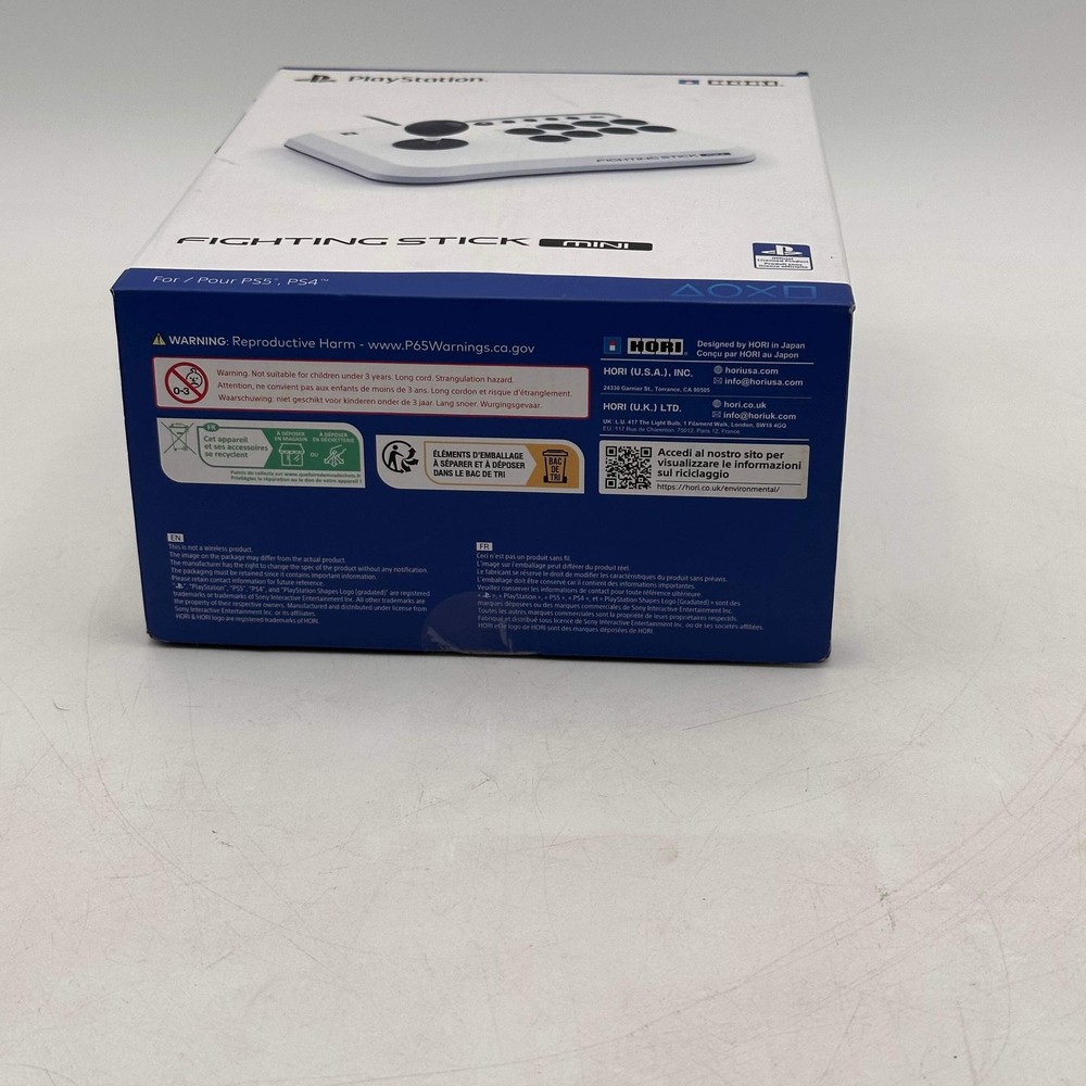 Hori Fighting Stick Mini White New Open Box