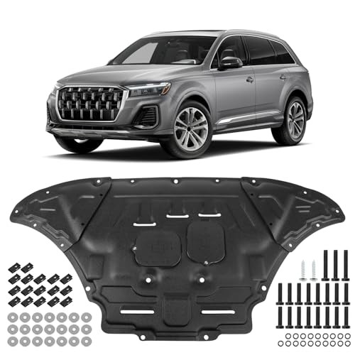 Engine Splash Shield Case Guard Compatible with Audi Q7 2017 2018 2019 2020