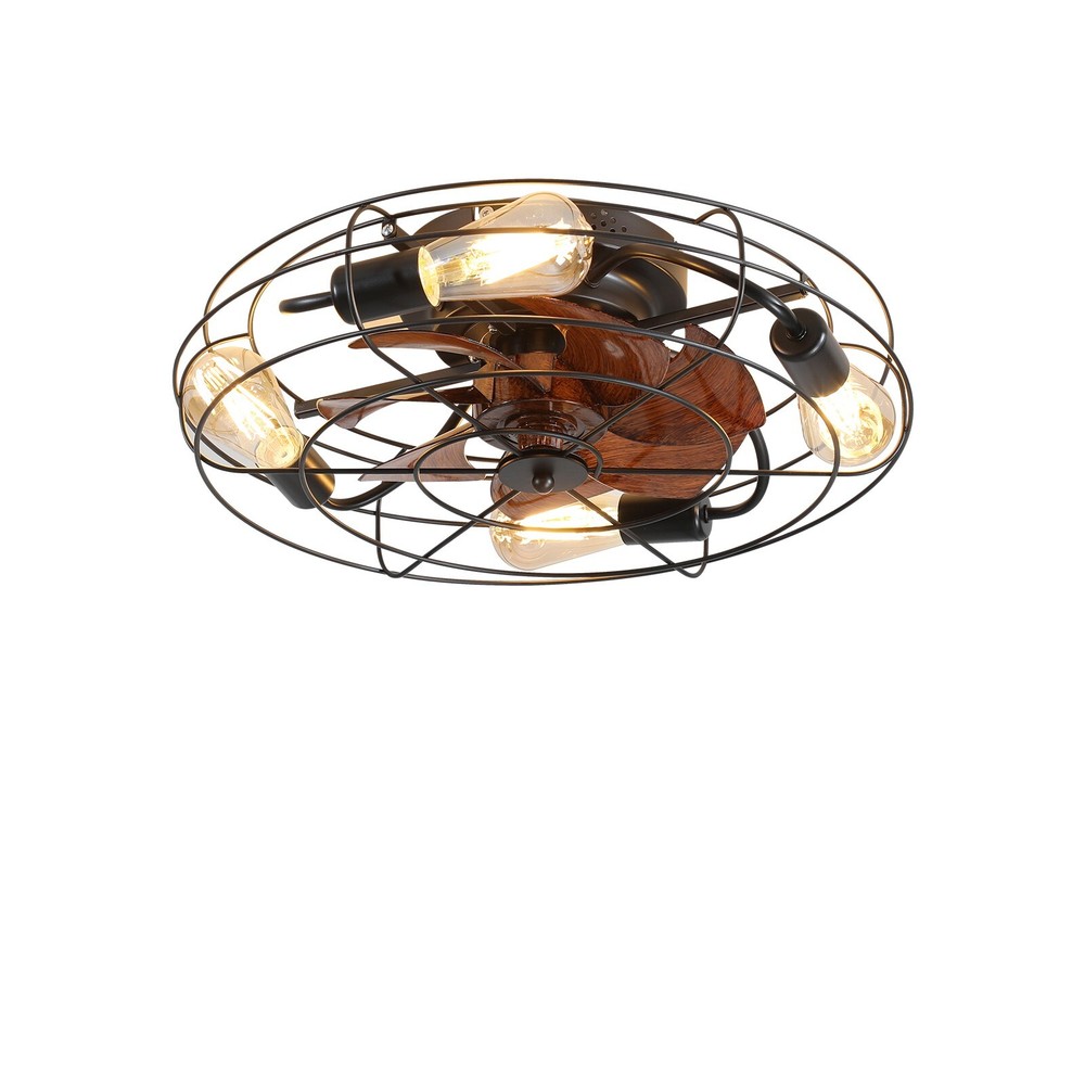 20'' farmhouse Low Profile Ceiling fan Lights With Remote Control