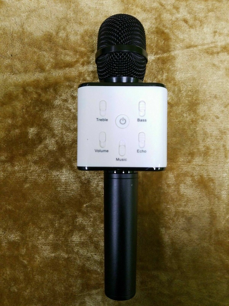 Karaoke Microphone Bluetooth With Case, USB Charger And Mircro To AUX Cable