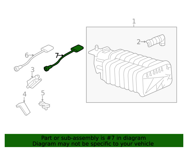 Genuine GM Heated Oxygen Sensor 12634063