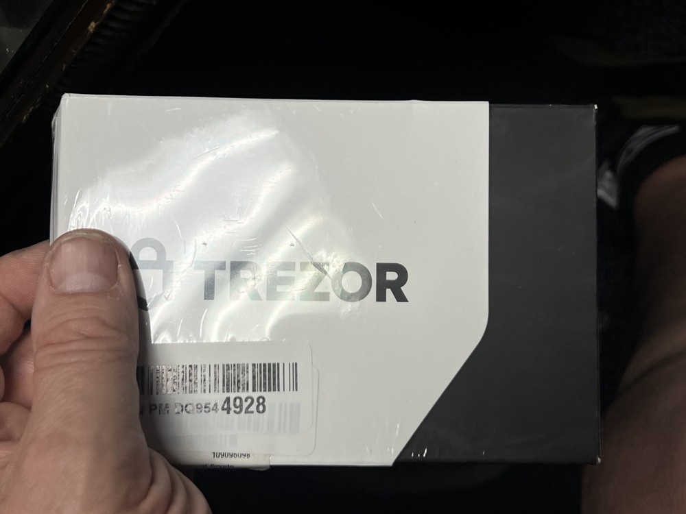 Trezor Model T - Hardware Wallet with LCD Touch Screen - Black - FREE Case