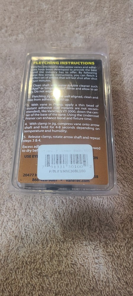 Vane Tech Fletchings