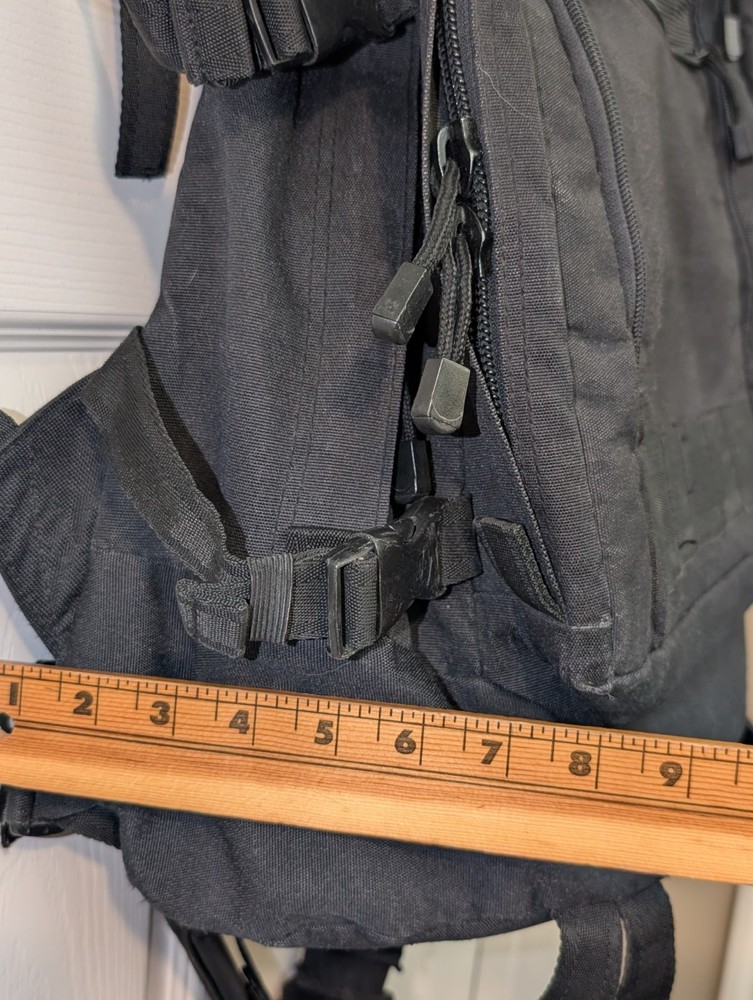 Piper Gear Large Bugout Bag Expanding Backpack Black