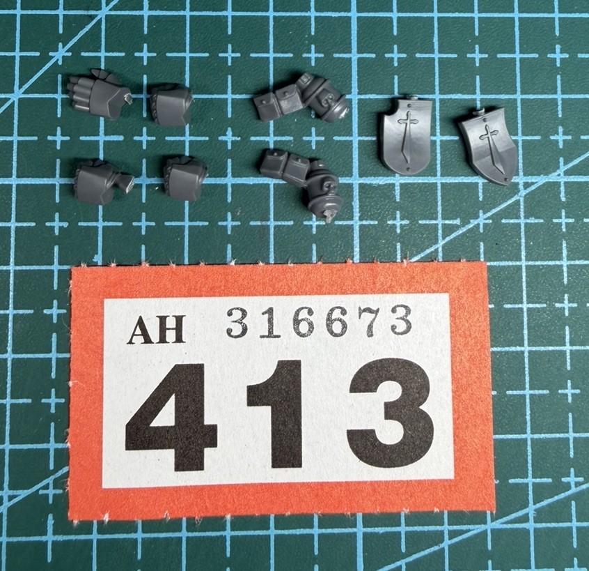 Grey Knight Terminator Extras Bundle Hand Tilt Shield Pouch Ammo 40K Bits Heresy