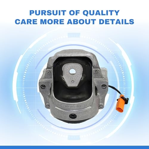 Hydraulic Front Engine Mount Kit Left with Sensor Wire 2 Pcs For Audi A4 A5