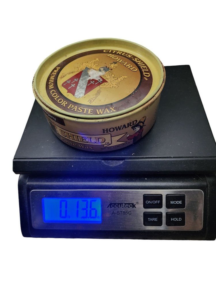 Howard Citrus-Shield Premium Paste Wax 11oz -Mohagony
