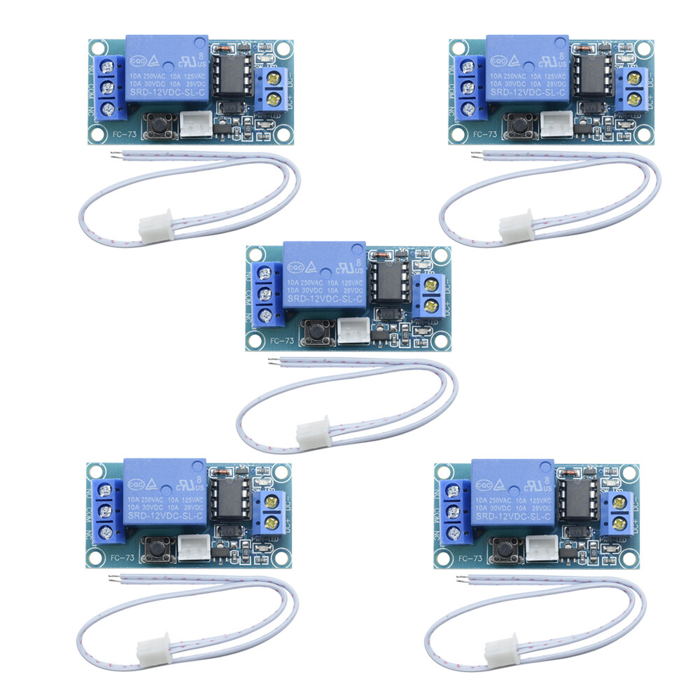 1/5/10PCS 12V Latching Relay Module With Touch Bistable Switch MCU Control