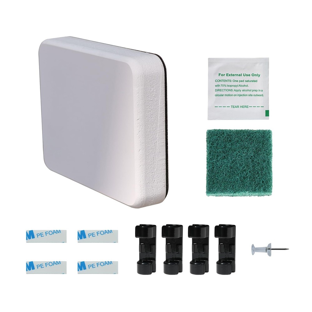 Screwless Transducer Mounting Kit - Standard Size - Black Installation Solution