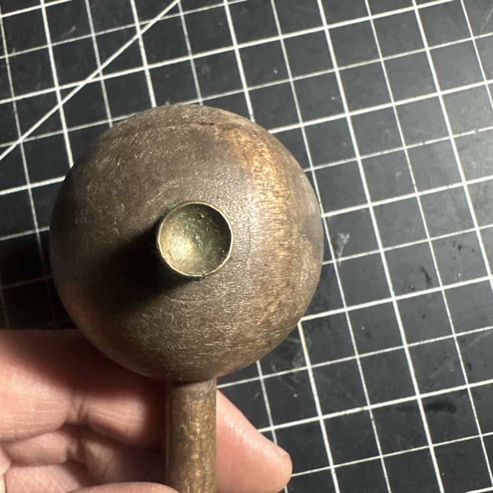 Vintage Muzzleloader Ball Starter Vintage Brass & Wood