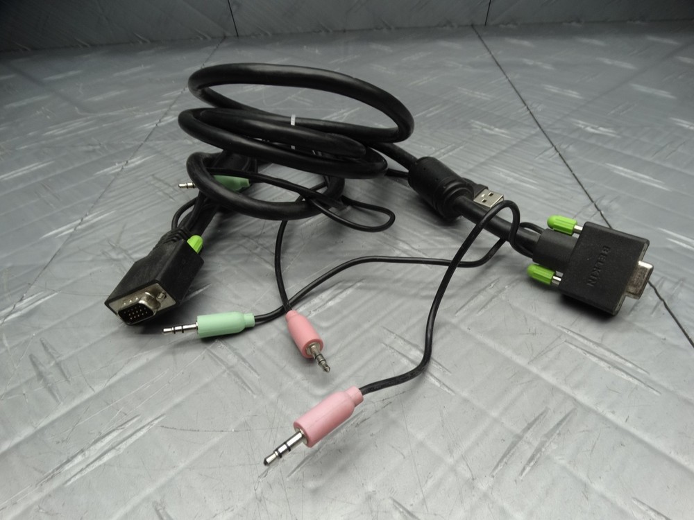 Belkin Soho KVM Switch Connector VGA AUX Cable