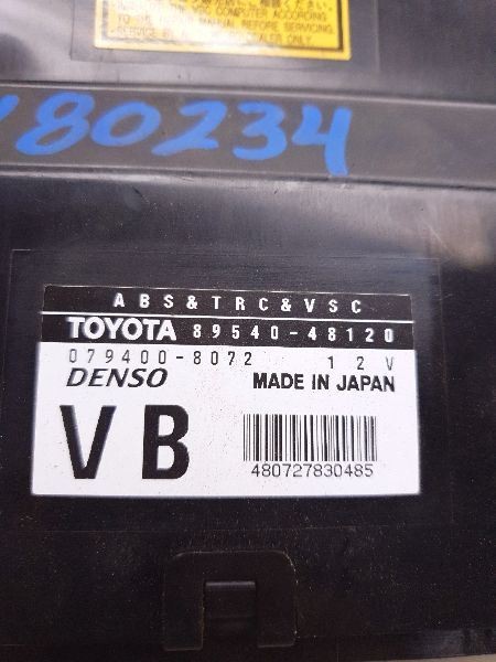 00-02 LEXUS RX300 ABS COMPUTER CONTROL MODULE ECM ASSEMBLY