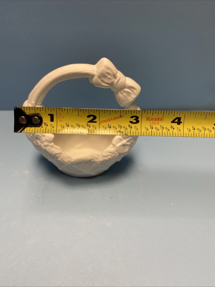 Ceramic Bisque Mini Easter Basket Ready To Paint Your Ideas