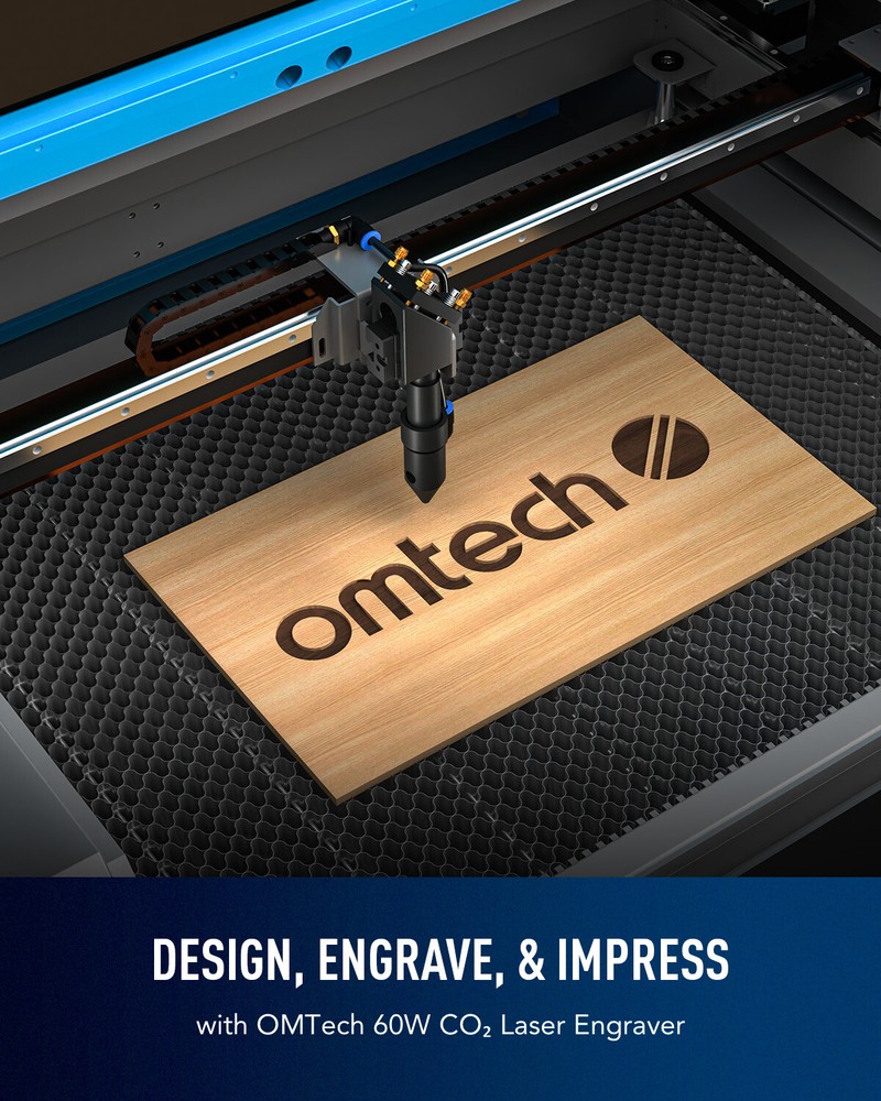 OMTech 60W 16x24 CO2 Laser Engraver Cutter Cutting engraving Machine