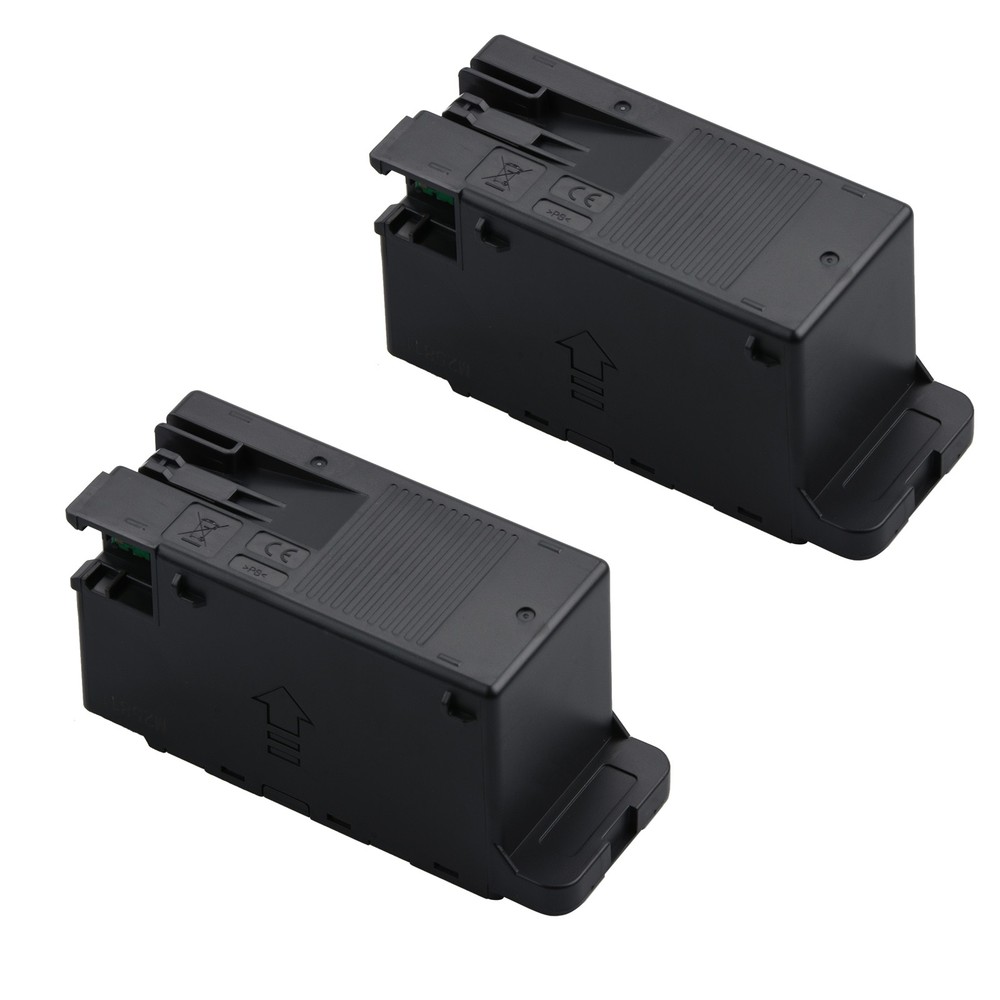 2* C9345 Maintenance Box For Epson WorkForce Pro Printer Waste Ink Pad Replace