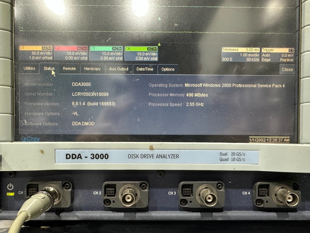 LeCroy DDA-3000 Disk Drive Analyzer Opt DDA DMOD