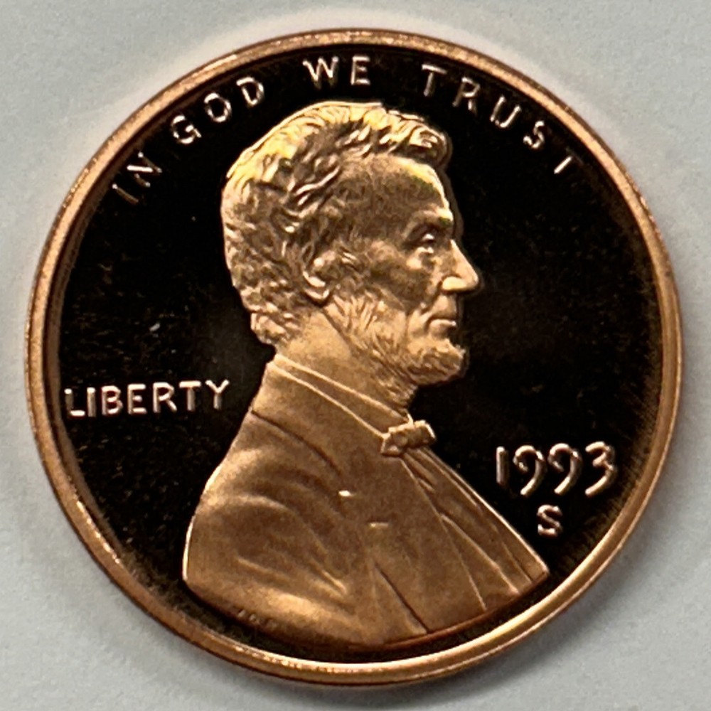 1993 S Proof Lincoln Cent from Proof Set