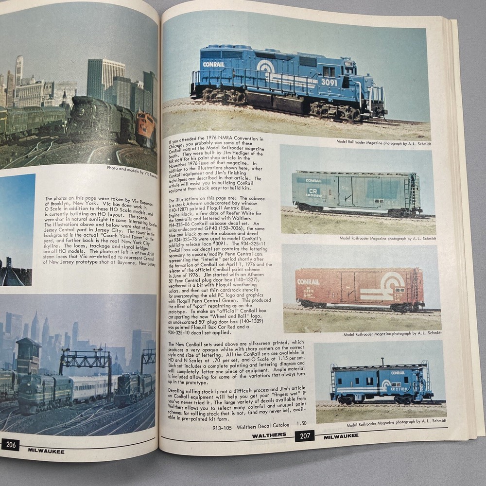 Walthers HO Scale Model Railroad Catalog 1977 Craft Train Reference Manual