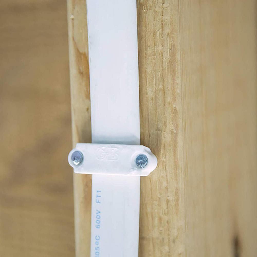 50-PACK Plastic Insulated Cable Staple, Size: 3/4" BPS30-50