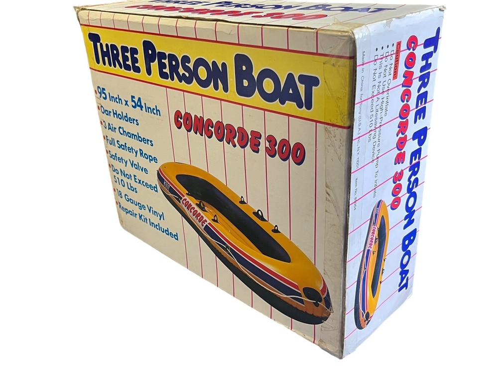 95x54kn Three Person Boat Concorde 300