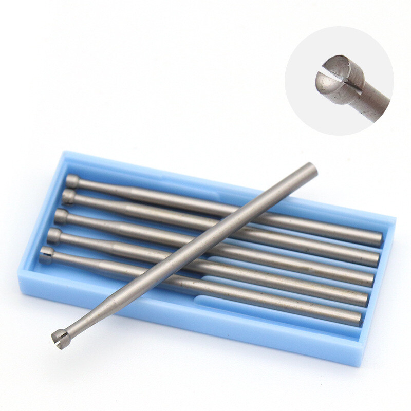2.35mm Shank Concave Bead Solid Carbide Drill Bits Carving Tool 0.8mm-2.3mm