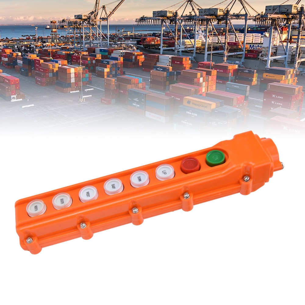 Crane Remote Control Hoist Switch Push Button Box Controller Rainproof 220V/ NY