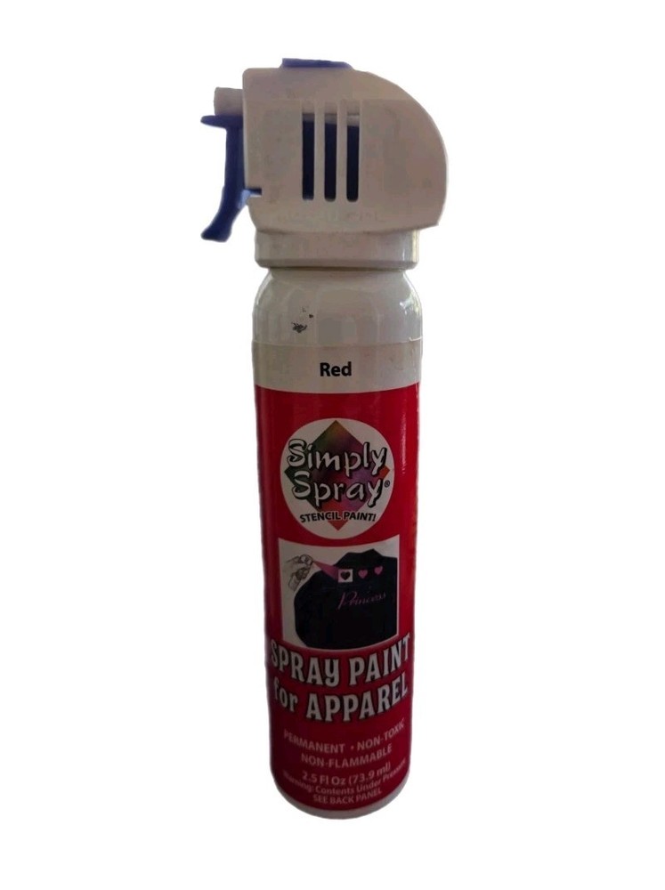 Simply Spray RED Soft Fabric Paint