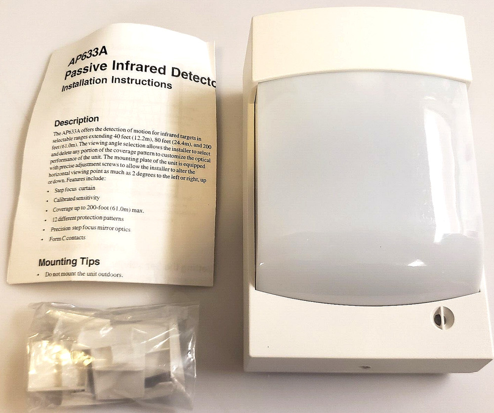 SENTROL AP633A Passive WIDE ANGLE LongRange 200' Security System INFRARED SENSOR