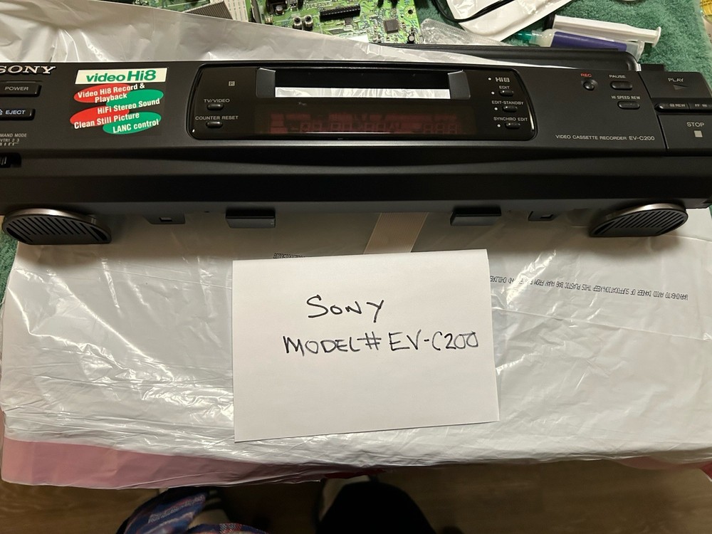 Sony #EV-C200 Front Control Console Panel OEM Other Parts Available