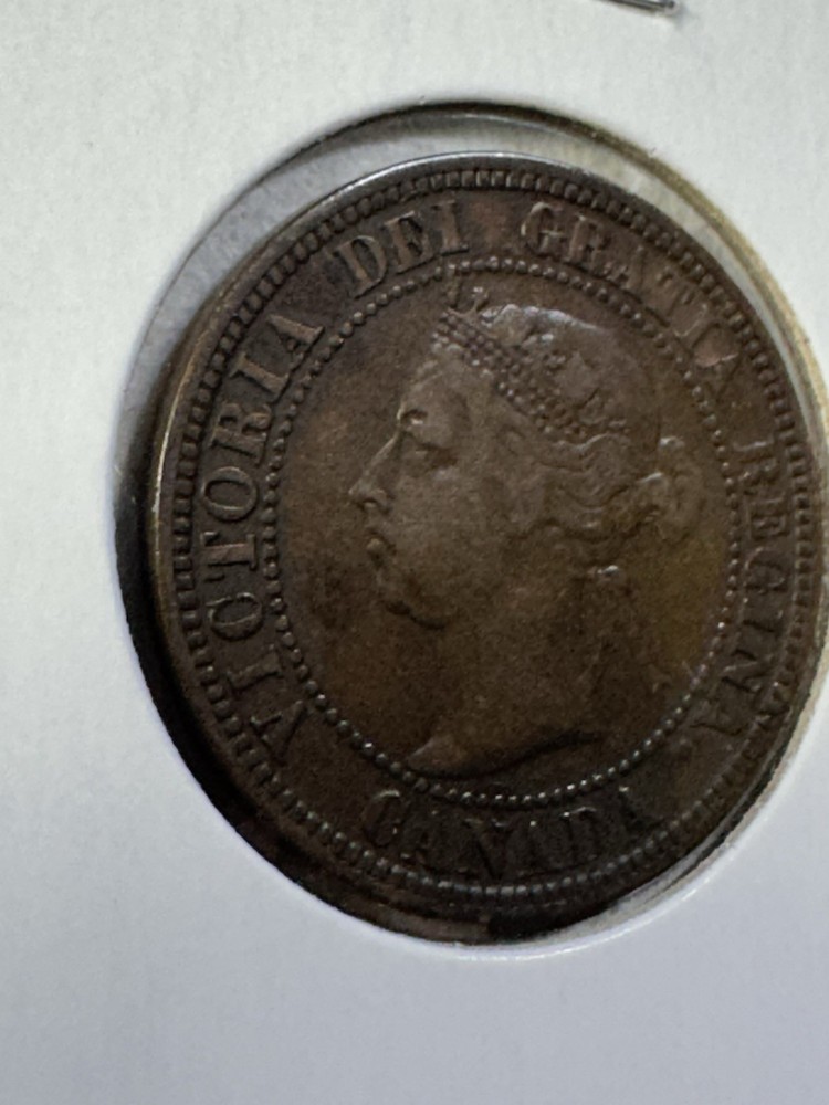 1892 Canada Large Cent Bronze Coin