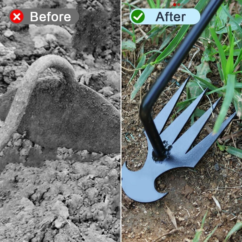 Weeding Uprooting Tool, Manual Hand Weeder Tool, Green, 13'' 8-Pack New!