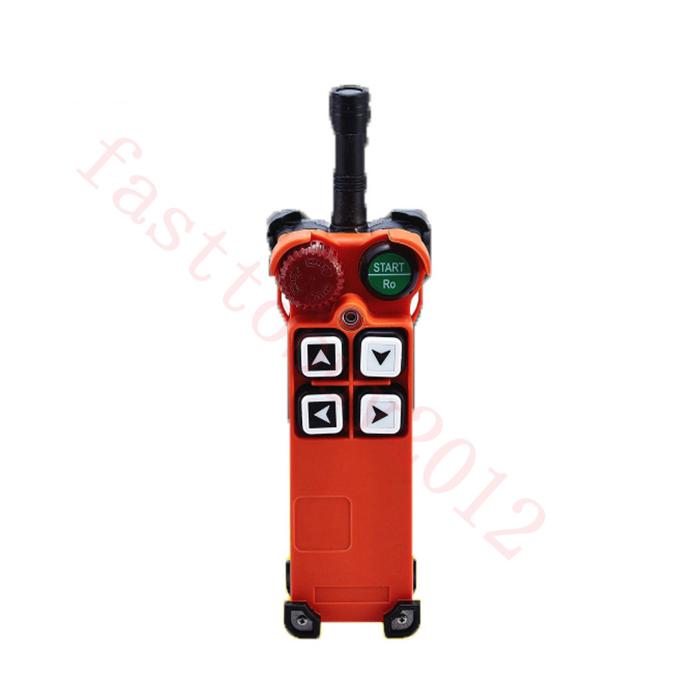 Transmitter+Receiver Hoist Crane Industrial Wireless Remote Control 4 Button