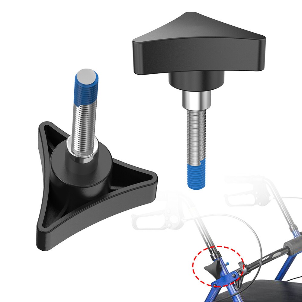 Steel Folding Rollator Walker Replacement parts Knobs WHEEL Assembly