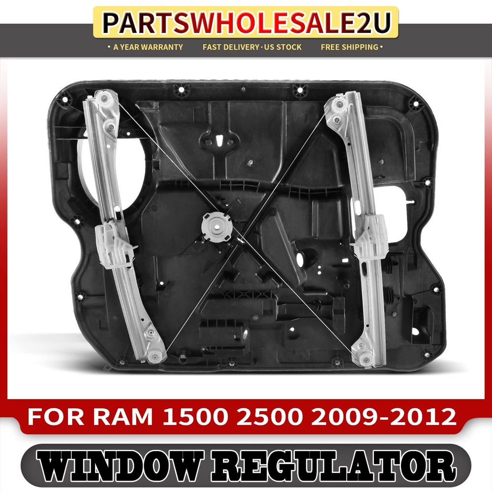 Window Regulator & Panel Front Right for Dodge Ram 1500 2500 2009-2012 w/o Motor