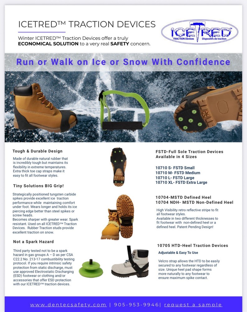 Dentec HTD 10705 Icetred Heel Traction Device