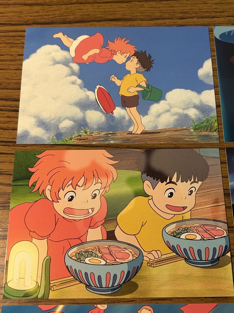 Studio Ghibli Ponyo Postcards X 6