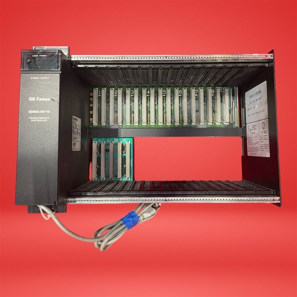 GE Fanuc Series 90-70 PLC CPU & Power Supply Programmable Logic Controller