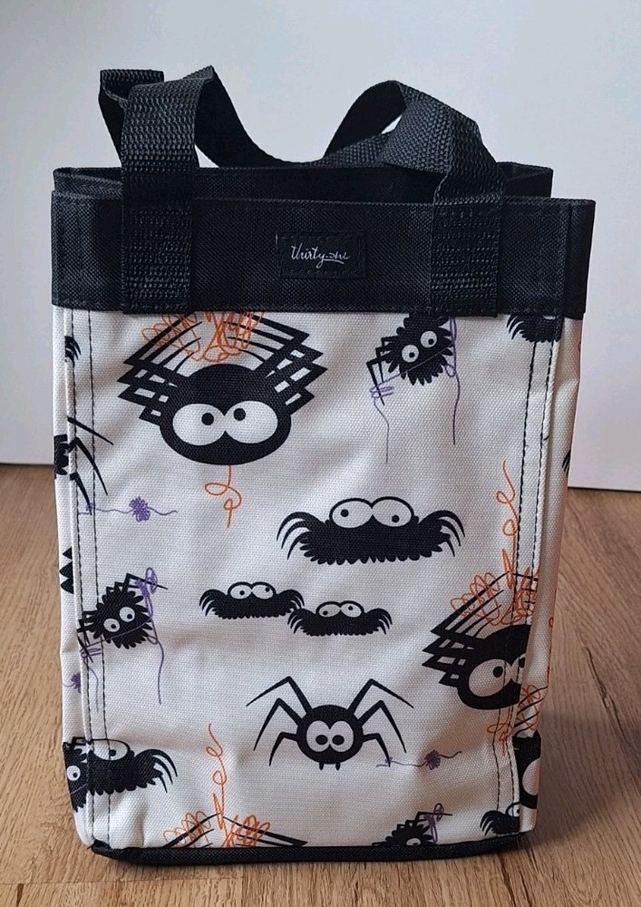 Thirty One Small Essential Storage Tote Spider Party