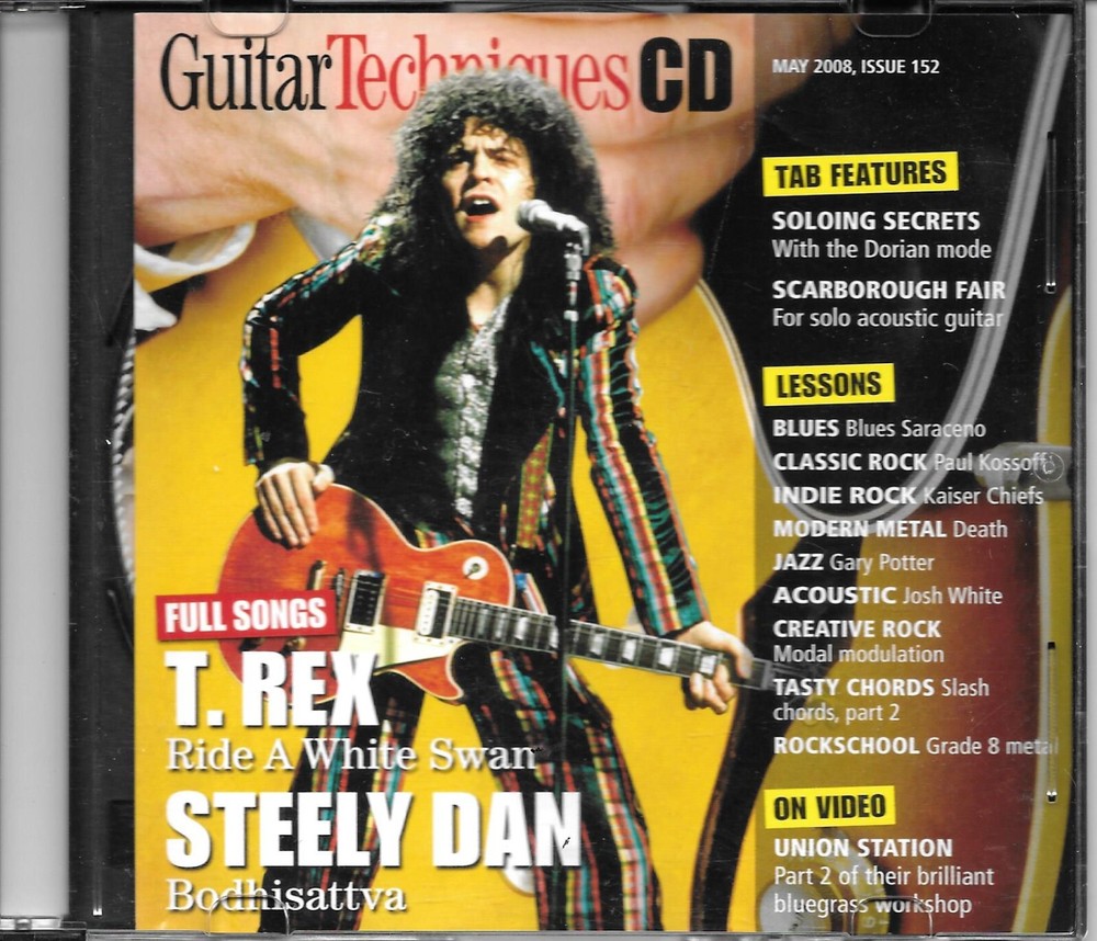 Guitar Techniques CD 152 T. REX Steely Dan May 2008